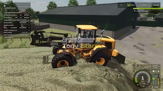 COVERING SILO BUNKER AND CHOPPING MAIZE SILAGE _ SCHWESING BAHNHOF _ 12 Part 15 | Tony Starm