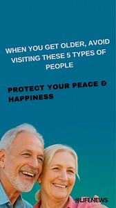 As we grow older, health and peace of mind matter more than anything. But too often, seniors lose energy and dignity by spending time with the wrong people. In this video, you’ll discover the 5 types of people seniors should avoid visiting — because they quietly damage your happiness, health, and emotional balance. ✨ What you’ll learn: 🚫 The negative complainers who drain your joy 🚫 The toxic manipulators who use your kindness 🚫 The constantly sick (without precautions) who risk your health �