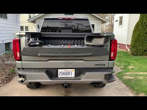 2019-2020 GMC Sierra exhaust tip install