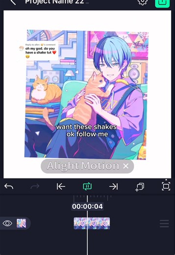 How to Create a Shake Effect in Alight Motion