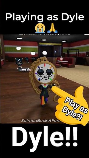 Playing as Dyle Toon in Dandy's World Brusha Update?! 🔥 #dandysworld #roblox #update