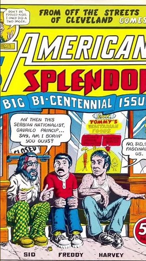 American Splendor (1976) The realistic underground comic by Harvey Pekar w/ art by R. Crumb #comics
