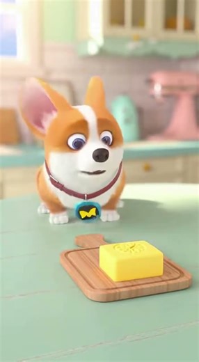 This Tiny Corgi Chasing Butter Is the Cutest Kitchen Fail Ever