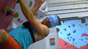 Blind climber Jesse Dufton leads ascent on Old Man of Hoy