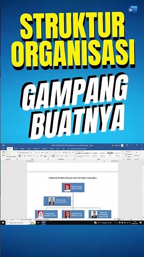 Cara Membuat Struktur Organisasi Di Word