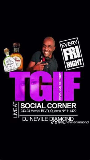 TGIF (Thank God Its Friday) @social.corner Tonight. | Diamond kutz ent