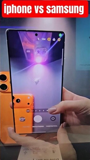 iphone vs samsung salt zoom #mobile #smartphone #unboxing #iphone #samsung #zoom