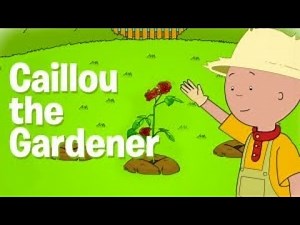 Gardening with Caillou | Gameplay | Fun Games Children.