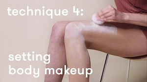 Watch How to apply Dermablend Loose Setting Powder on Amazon Live