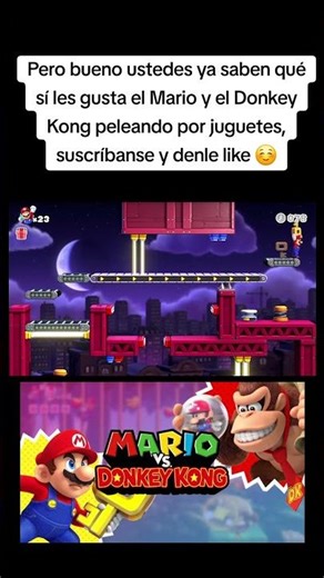 Pasamos la primer parte del nivel 1 del mundo 8 del Mario vs Donkey Kong. #mariovsdonkeykong