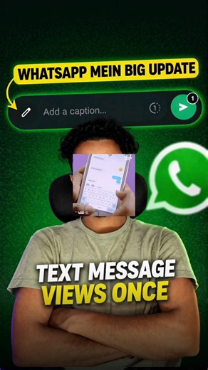 WhatsApp view once #text #shortsfeed #newupdate #shorts #viewonce