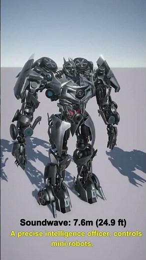 Transformers Size Comparison 3D #comparison #transformers #comparisonvideo