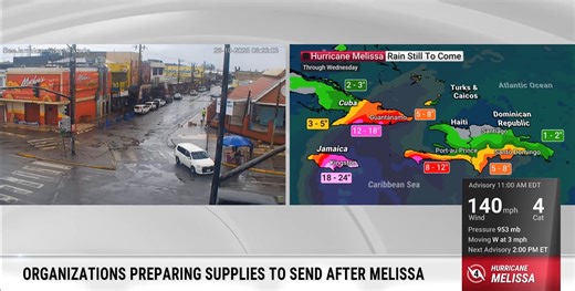 As Hurricane Melissa bears down on Jamaica, U.S. relief organizations are already preparing supplies for post-storm efforts. Marlon Hill, the lead volunteer mobilizer for Caribbean Strong, joined us this morning for more details: | The Weather Channel