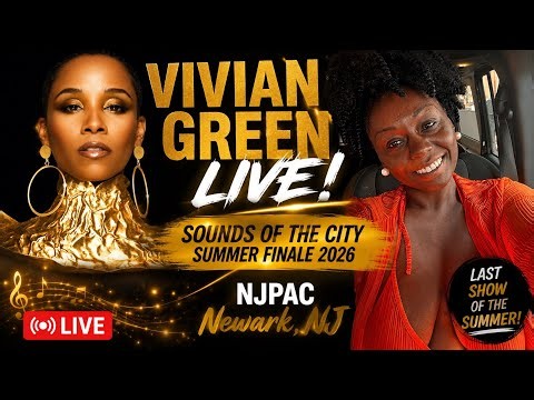 Vivian Green Takes Over Newark! 🔥 | LIVE R&B at NJPAC Sounds of the City 2026