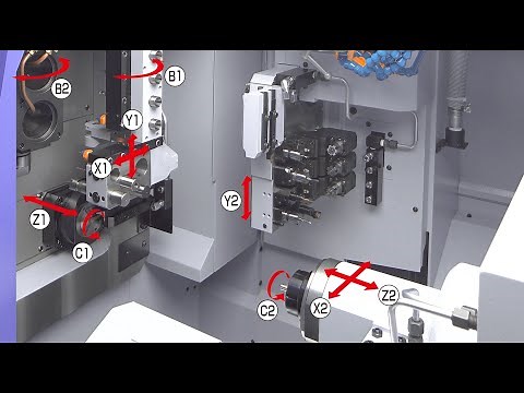 Star GB | SD-26 CNC Sliding Head Lathe Demonstration