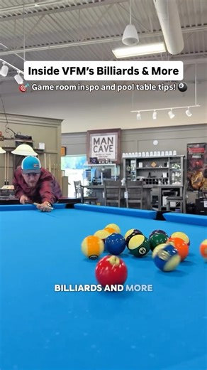 Hello Roanoke, Virginia | Genya Kalinina on Instagram: "We got a full tour of @vafurnituremarket’s Billiards & More store (thanks to the VFM team!) and learned a few things along the way- how to rack the balls, what length cue you need, and how much space it really takes to set up a pool table. #ad Pool tables, poker tables, shuffleboards, pinball machines… basically everything you need to turn your basement into everyone’s favorite hangout 🎱♠️🎲🕹️ #helloroanoke #roanokeva"