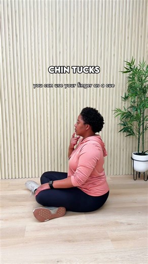 Chin tucks #neckpain