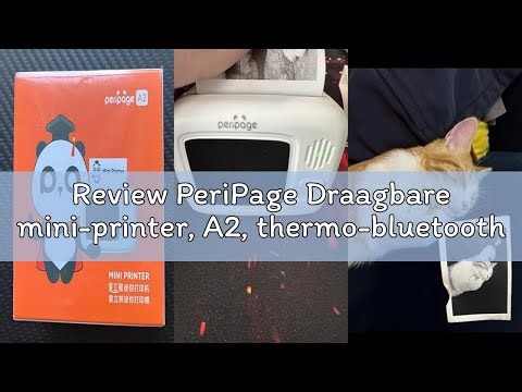 Review PeriPage Draagbare mini-printer, A2, thermo-bluetooth-printer, kleine fotoprinter, compatibel