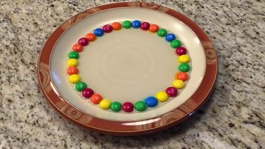 M&M science rainbow {STEAM for kids}