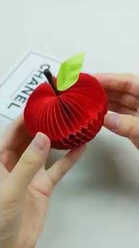 How to Make 3D Paper Apple
