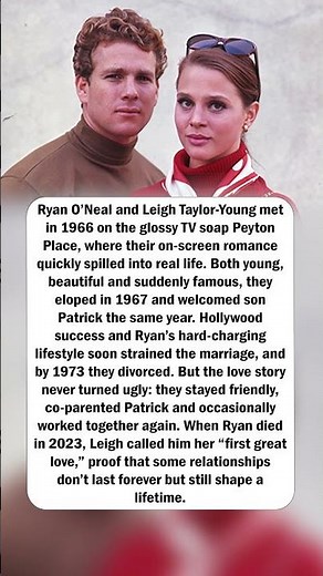 Ryan O’Neal & Leigh Taylor‑Young’s Peyton Place Romance