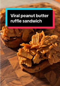 Viral Peanut Butter Ruffle Sandwich Recipe