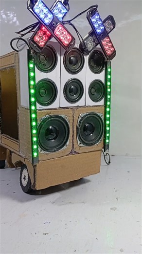 @JHASTECHNICALMini Dj Truck Kese banaye At Home | How To Make Dj Pickup | Dj Sound#shorts