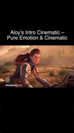 Aloy’s Intro Cinematic – Pure Emotion & Cinematic Masterpiece #ps5 #gaming #trending #shorts #hfw