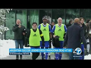Diego Maradona, Argentina soccer legend and World Cup winner, dies at 60 | ABC7