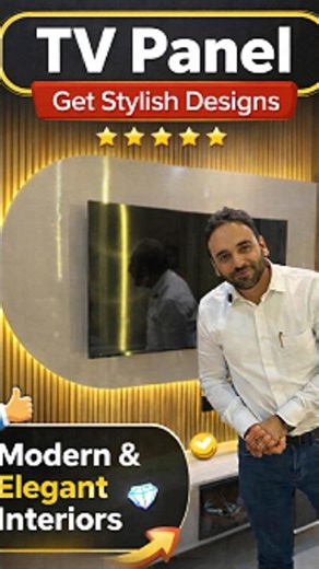 modular tv panel design | 3.5bhk | gurgaon | furnishers5