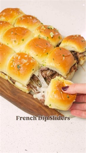 Easy French Dip Sliders Recipe