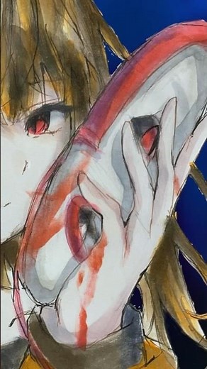 【中1が描く】からぴち🤡涙のピエロ【えとさん】