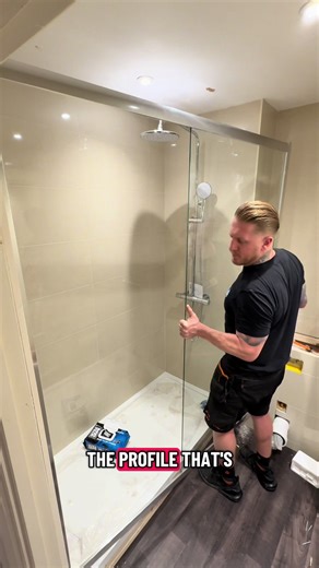 Shower screen… #plumber #plumbing #diy #shower #screen