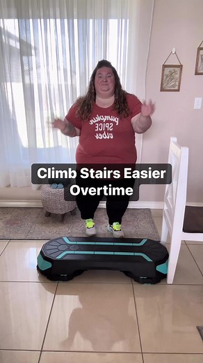 5K views · 10K reactions | Struggling with stairs? Try this! #stairclimbing #beginnerworkout #fitnessjourney | Catherine Horne | Facebook