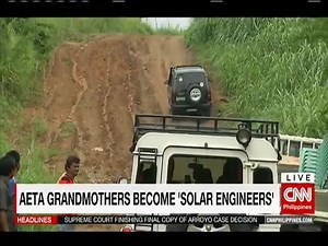 1.4M views · 17K shares | Four Aeta grandmothers who can barely read and write earned their titles as "solar engineers" more than a year ago. Now, their community in Tarlac will finally enjoy brightly lit evenings. www.cnn.ph | NewsWatch Plus Philippines | Facebook