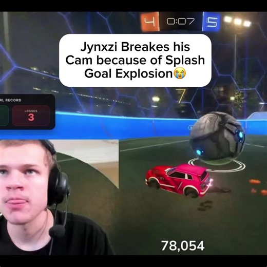 Jynxzi's Epic Rocket League Crash Moment