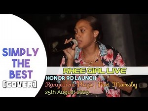 Rhee Gial Live | Simply The Best (Cover) | Honor 90 Launch