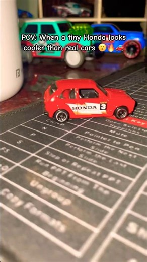 POV: When a tiny Honda looks cooler than real cars #hondacivic #diecast