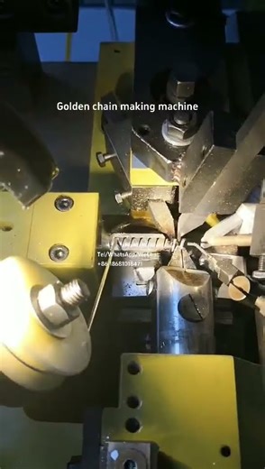 Golden chain making machine