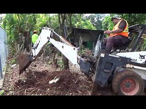 Bobcat 753 with 607 Backhoe attachment