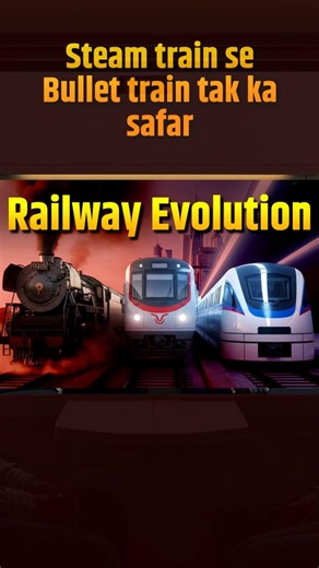 Railway Ka Evolution | Steam Train Se Bullet Train Tak Ka Safar