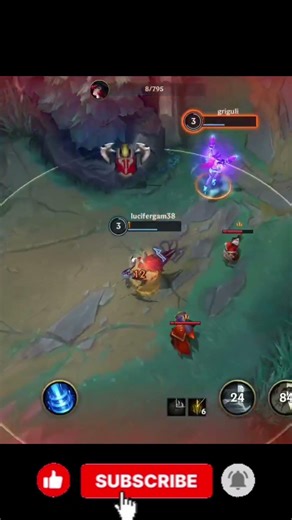 wild rift league of legends ASHE ALMOST DIE #shorts #viral #gaming #moba #highlights #lolwildrift