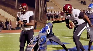 Social Media Is Going Crazy Over 6’8″, 255-Pound High School QB With Cannon Arm Who's Manhandling His Opponents During Games (VIDEO)
