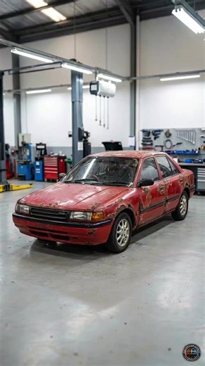 Mazda 323 Interplay Full Restoration 🔥 ​#Mazda323Interplay ​#CarRestorationASMR ​#AICarArt ​#MazdaInterplayIndonesia ​#hyperrealisticcake