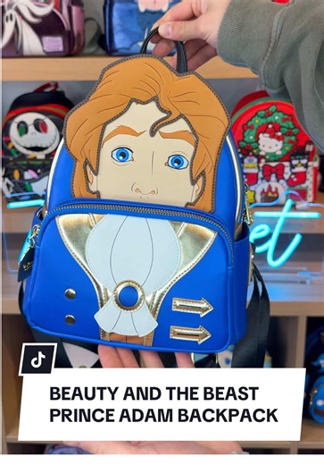 Prince Adam Backpack: Stylish Disney Collectible