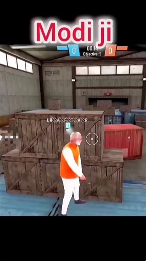 Modi ji Free Fire Gameplay 😱🔥#freefire #shorts
