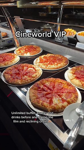 Cineworld VIP Experience with Unlimited Buffet and Reclining Chairs