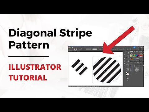 Diagonal Stripe Pattern in Illustrator