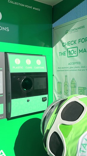 Fingers crossed I come back as a can of Passiona 🤞🤞🤞 @schweppesau #containersforchange #perth #WA #recycling