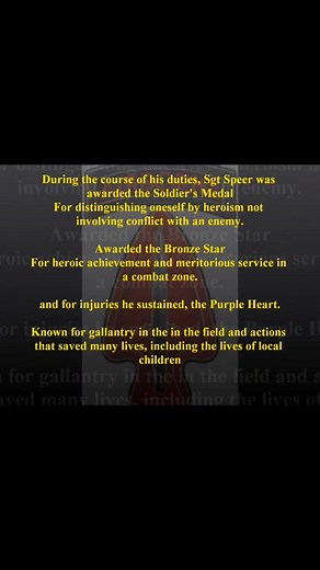 Sgt . Christopher Speer #Remembrance | Sam Hall